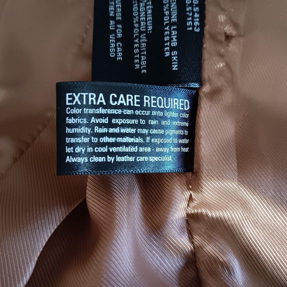 Cole Haan leather jacket - Picture 6 of 7